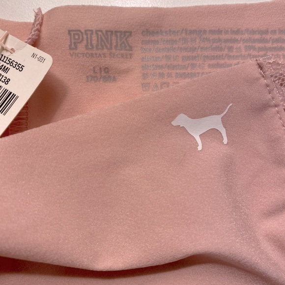 NWT PINK SOFT LACE TRIM PINK UNIES SIZE LARGE - Picture 3 of 4